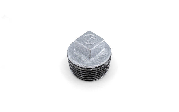 Galvanized Malleable Iron Fittings (3) ' Female Tee / Female Union / Square Plug / Round Cap