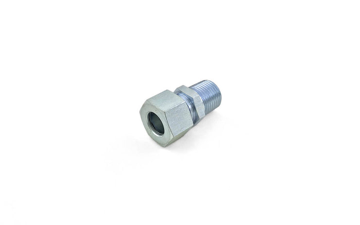 Steel DIN 2353 Tube Fittings (3) ' Male Connector (NPT) / Male Connector (BSPP)